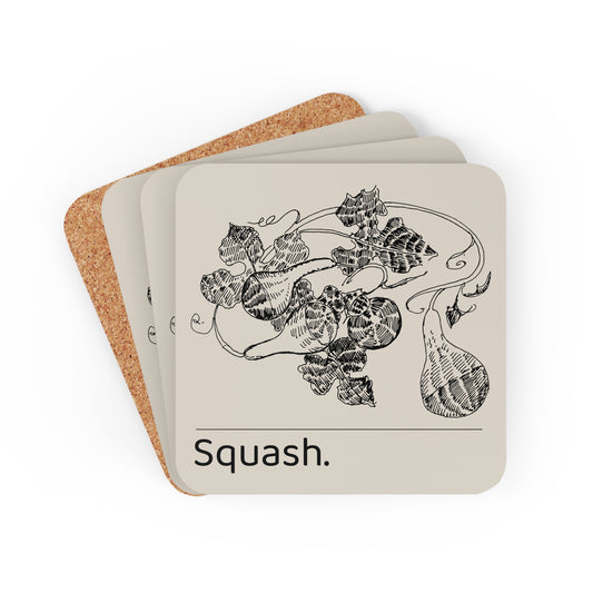 Squash Coaster (Set of 4)