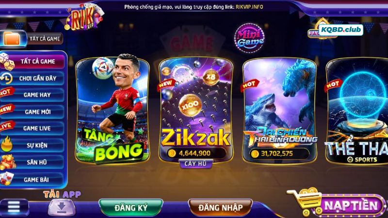 Kho game RIKVIP